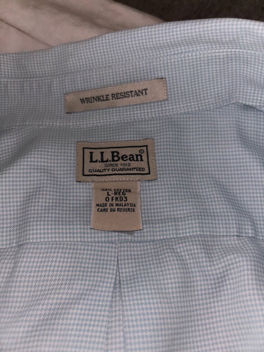 Mens LL Bean Dress Shirt